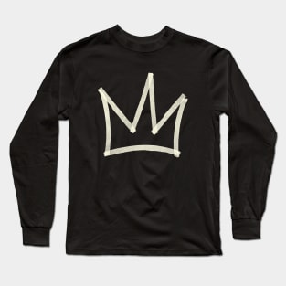 Paper Tape Crown Basquiat Long Sleeve T-Shirt